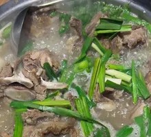 White Soup with Lamb Spine