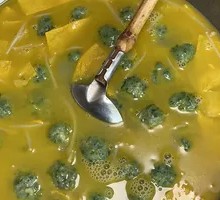 Watercress Fish Ball Hot Pot