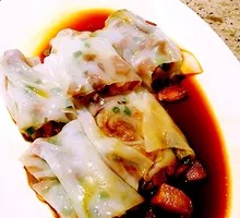 Barbecued Pork Rice Noodle Roll