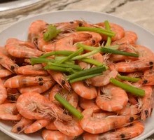 Boiled Shrimp in Salt Water