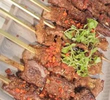 Charcoal Grilled Meat Skewers 3 Mix (12 Skewers)