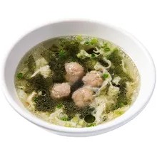 Seaweed and Pork Ball Soup