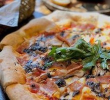 Black Truffle Porcini Bacon Pizza