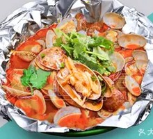 Aluminum-wrapped Fresh Clams