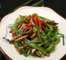 Green Pepper Tofu Strips