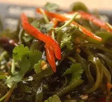 Green Pepper and Kelp Strips