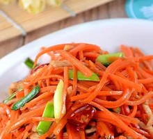 Carrot and Pork Stir-fry