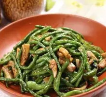 String Beans with Shredded Pork