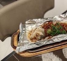 Sauce-Roasted Live Sea Bass