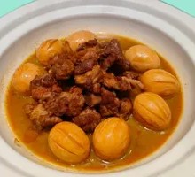 Stir-fried Spare Ribs with Earth Eggs