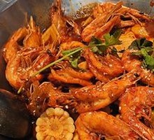 Whole Shrimp Hot Pot