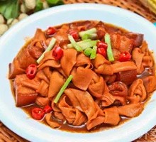 Stewed Pork with Tofu Skin Balls Rice