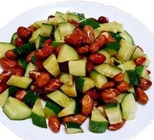 Cucumber with Peanut Salad