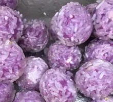 Purple Sweet Potato Glutinous Rice Balls