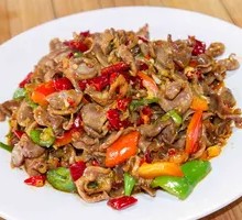 Stir-Fried Chicken Offal Rice Bowl