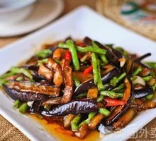 Eggplant and Green Bean Stir-fry