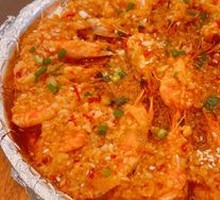 Garlic Shrimp with Rice Noodles