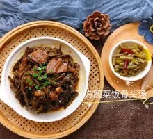 Stewed Dried Beans with Pork
