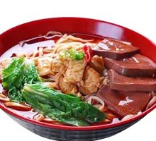 Spicy Duck Blood Noodles