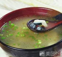 Preserved Egg Tofu Soup