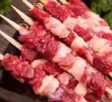 Freshly Skewered Lamb