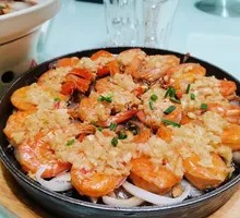 Sizzling Garlic Shrimp