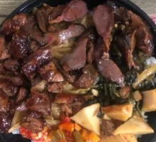 Pork Trotter and Duck Gizzard Rice