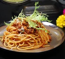Italian Tomato Meat Sauce Pasta