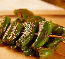 Green Pepper Skewers