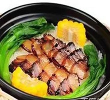 Rural Preserved Meat Baozi Rice