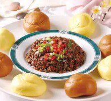 Corn Cake with Grandmother's Pickled Vegetables