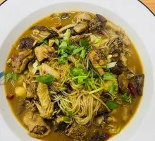 Chicken Stewed with Mushrooms