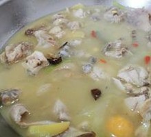 Chicken with Pig's Stomach