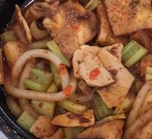 Chicken Rice Noodle Flatbread Sticky Rice Cake