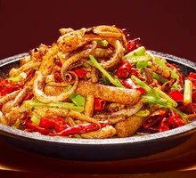 Grilled Squid on Iron Plate