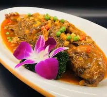 Peacock-Style Sea Bass