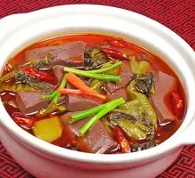 Sour Cabbage Duck Blood