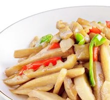 Stir-Fried Lotus Root Strips
