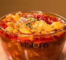 Grilled Bullfrog on Charcoal