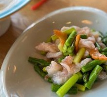 Asparagus Stir-Fried with Handmade Shrimp Paste