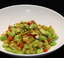 Sour Cabbage and Broad Bean Rice