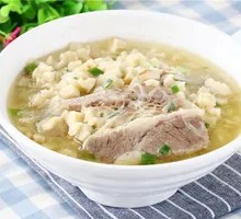 Lamb Soup with Flatbread