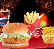 Spicy Chicken Leg Burger