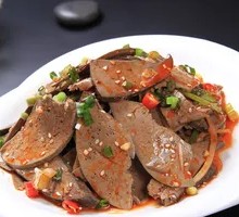 Cold-mixed pig liver