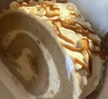 Toffee Hazelnut Swiss Roll