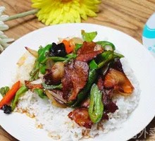 Spicy Pork Fried Rice Bowl