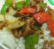 Braised Intestine Rice Bowl