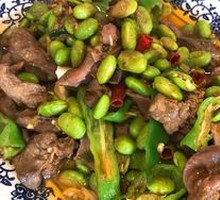 Mung Bean and Goose Offal Stir-fry