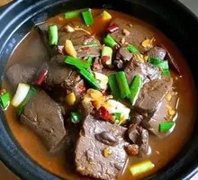 Braised Goose Blood