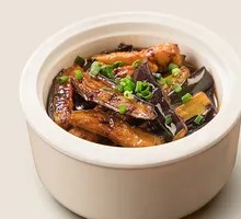Braised Eggplant Strips in Soy Sauce
